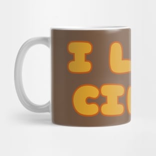 I LIKE Cider. In A Retro Vintage Pop Font Style Mug